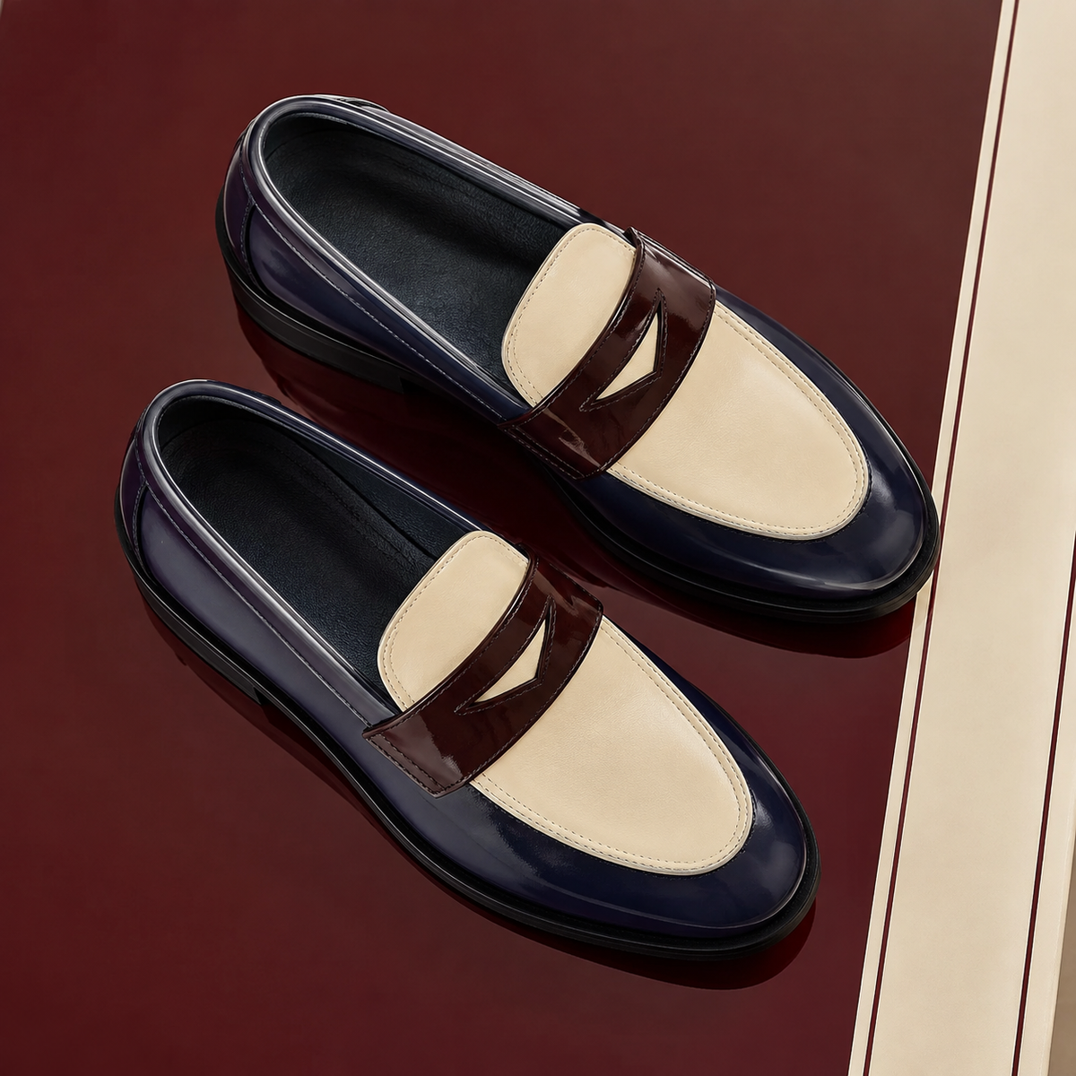 Annelies Versatile Two-tone Loafers