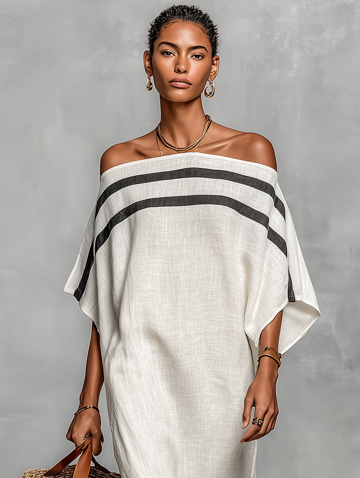 Santorini Resort Maxi Dress