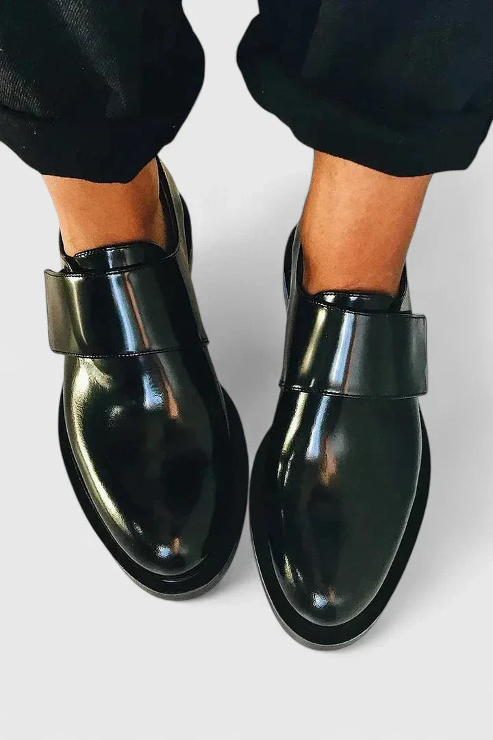 Bronwen Wide Strap Style Slip-On Loafers