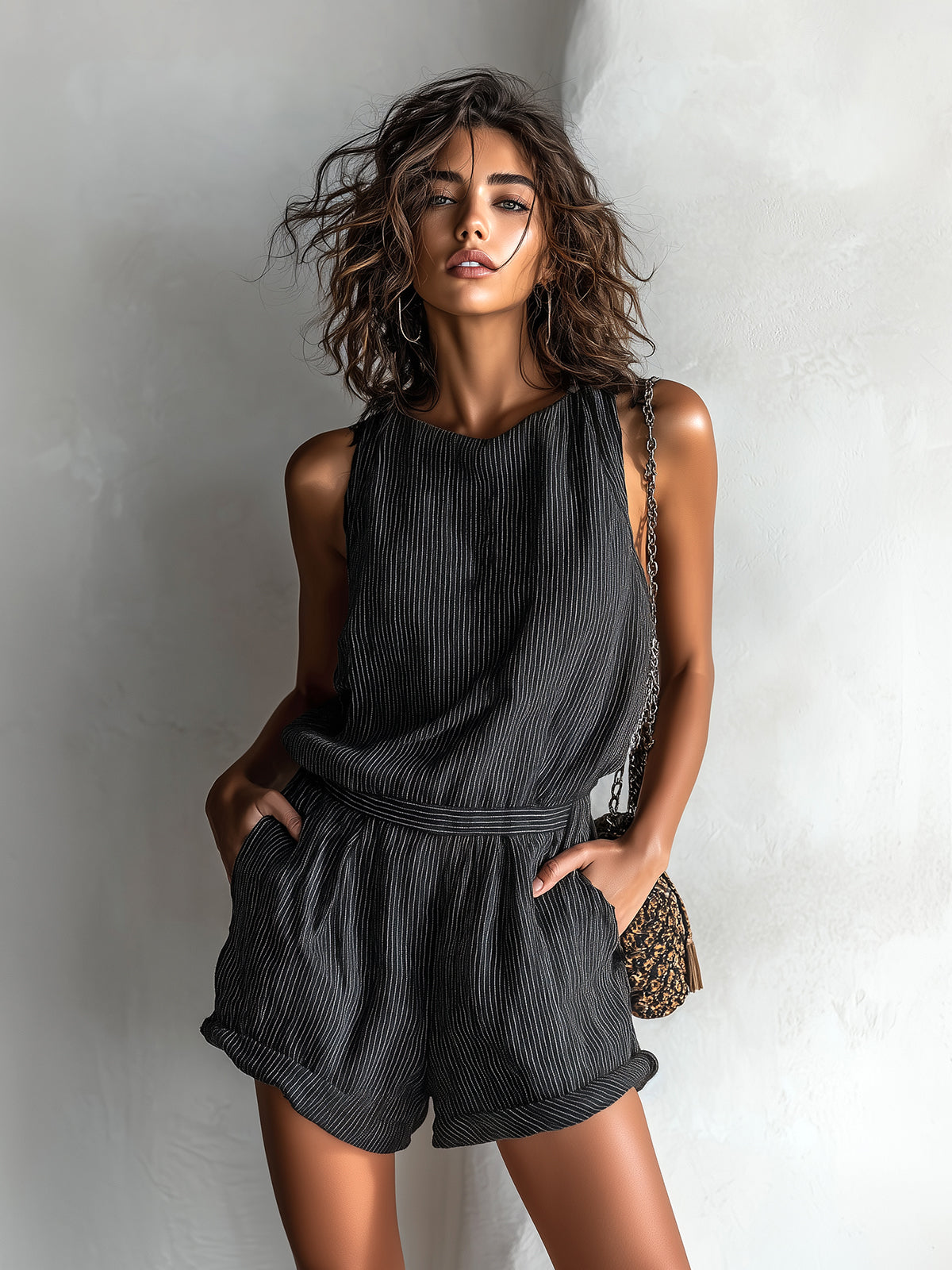 Cleo Boat Neck Romper