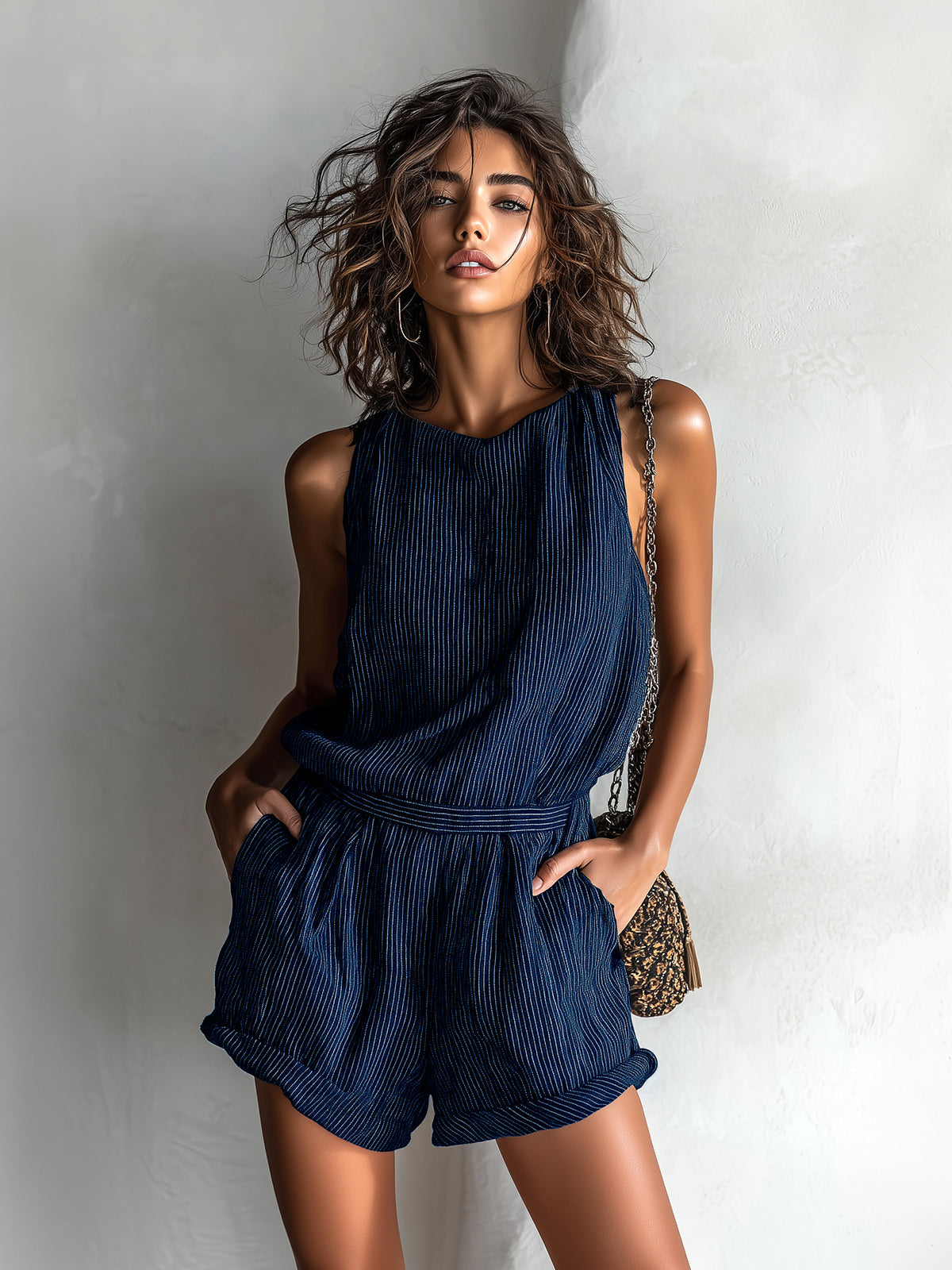 Cleo Boat Neck Romper