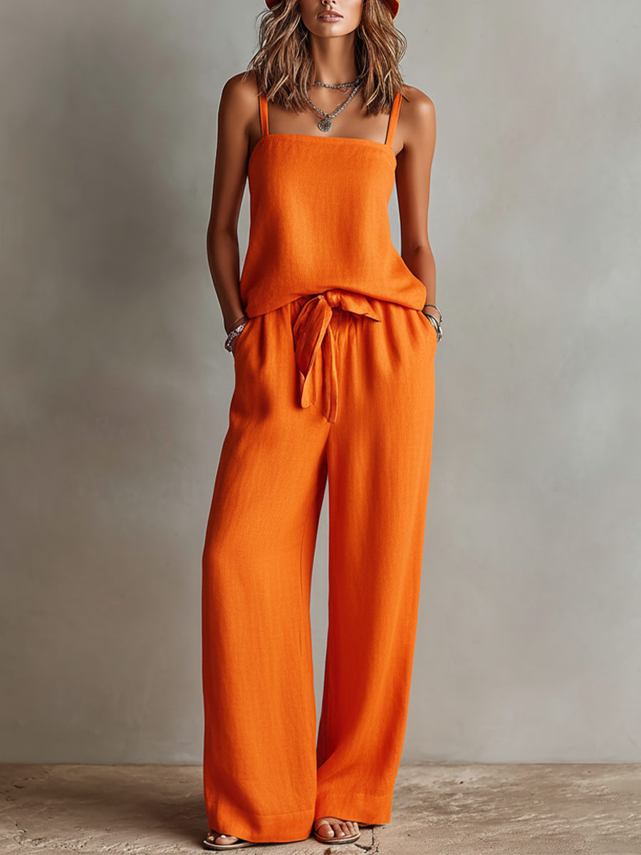 Cami Wide-Leg Pants Set