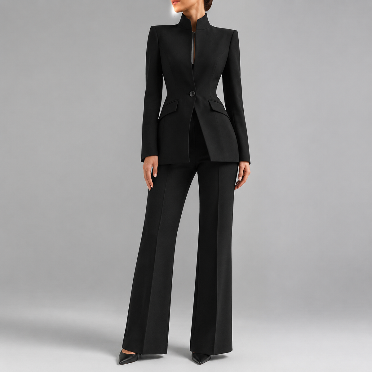 Martine Sculpted Two-Piece Suit