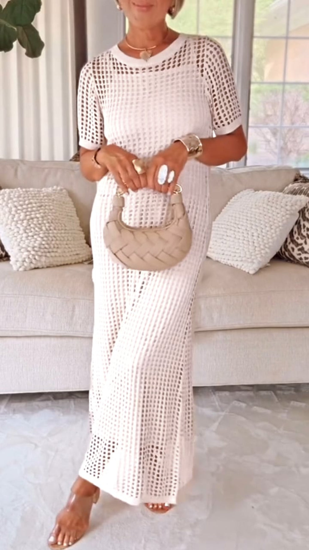 Hollow Airy Two-piece Dress