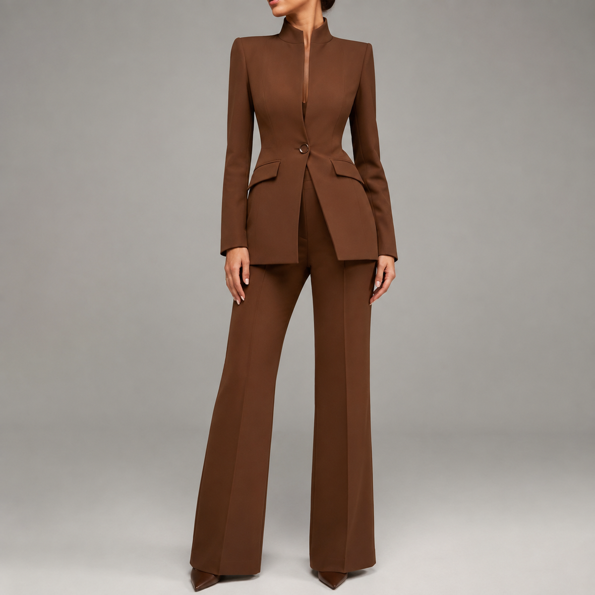 Martine Sculpted Two-Piece Suit