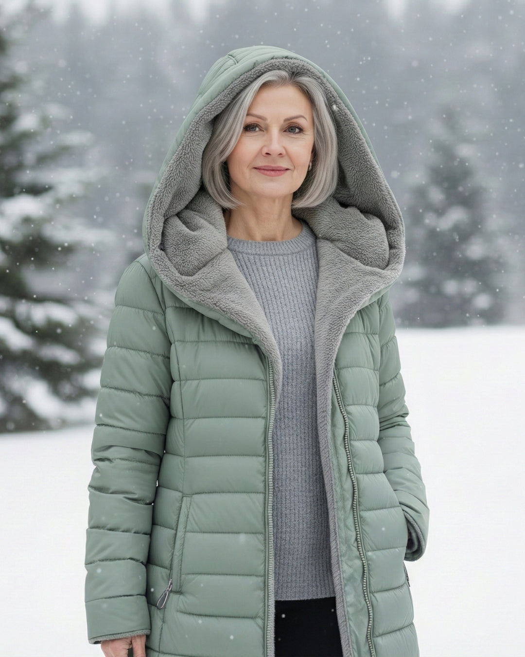 Donna | Fleece Lined Puffer Coat