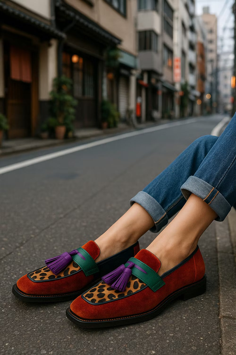 Tessa Multicolor Chic Loafers
