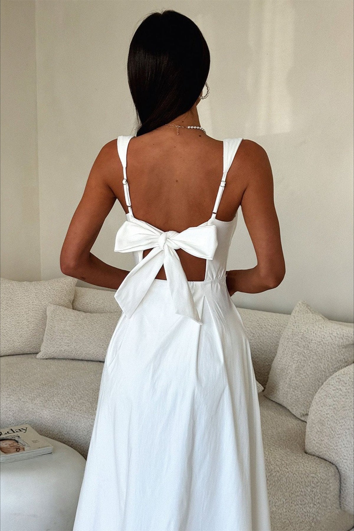 Waist Cinched Strap Vacation Dress