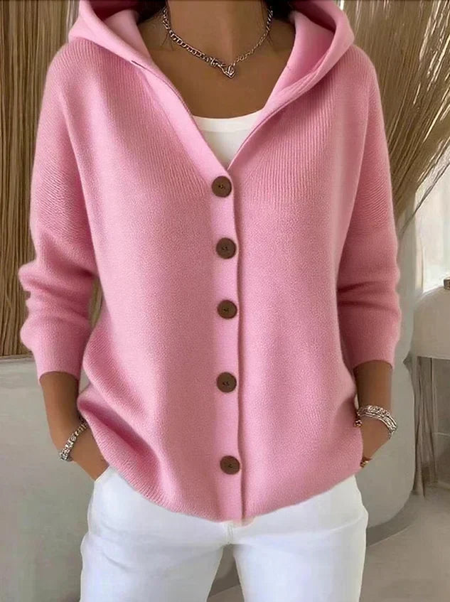 Darienne Hooded Knit Cardigan