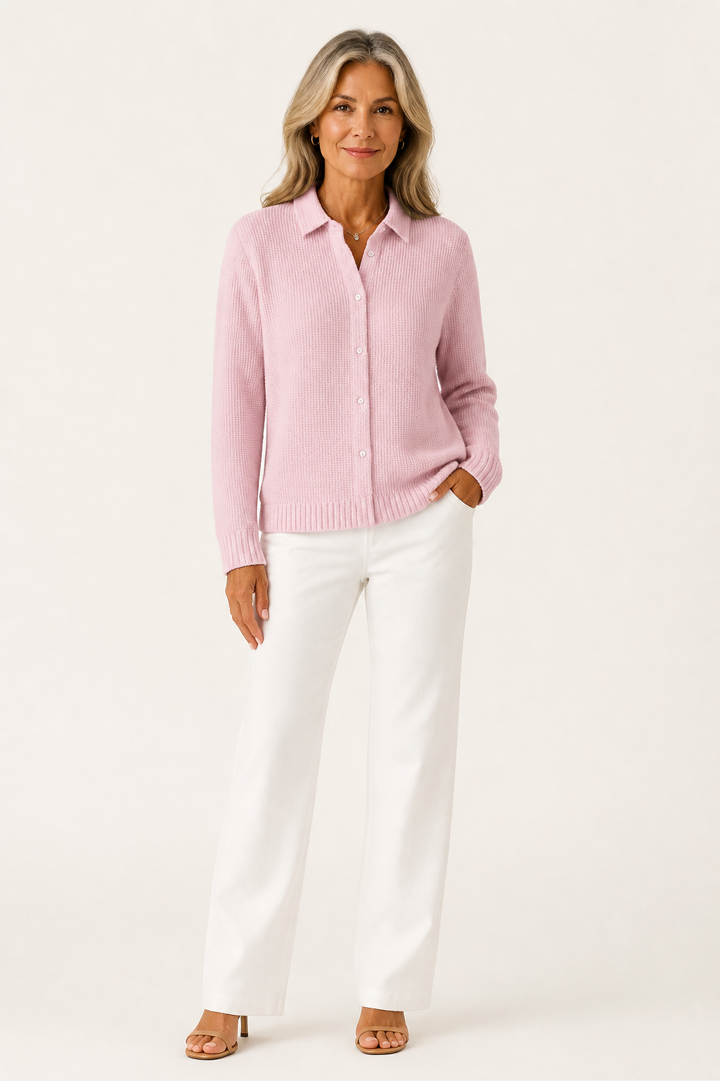 Arabella Textured Knit Cardigan
