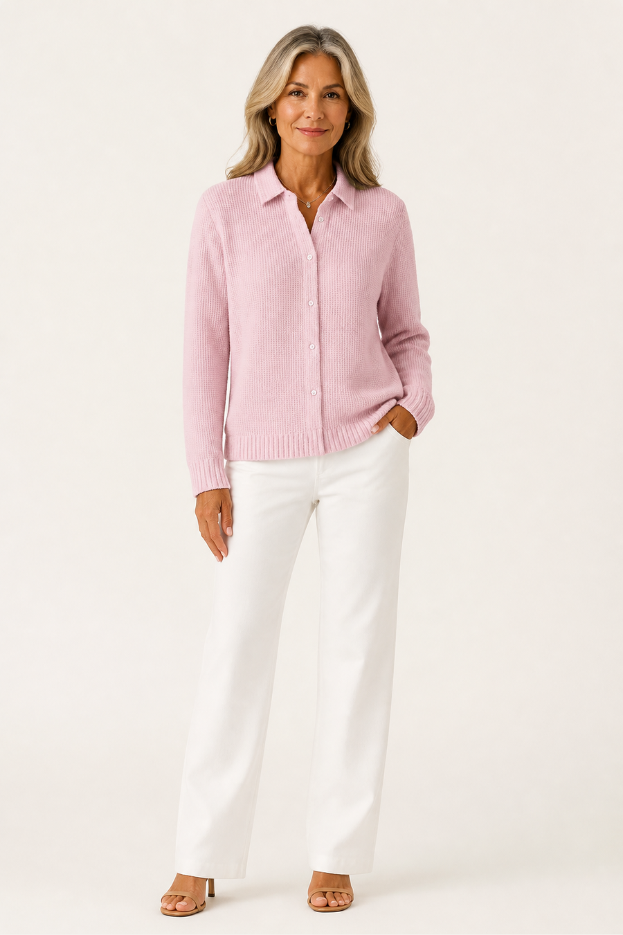 Arabella Textured Knit Cardigan