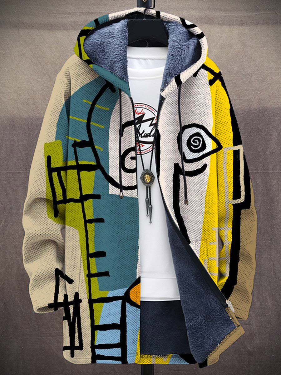 Bindi Street-Art Canvas Cardigan