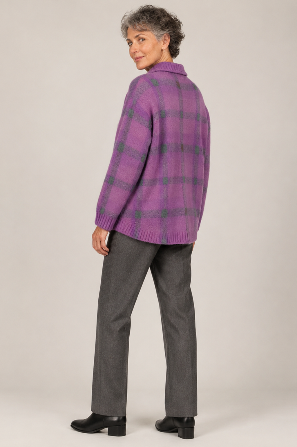 Camille Plaid Cardigan