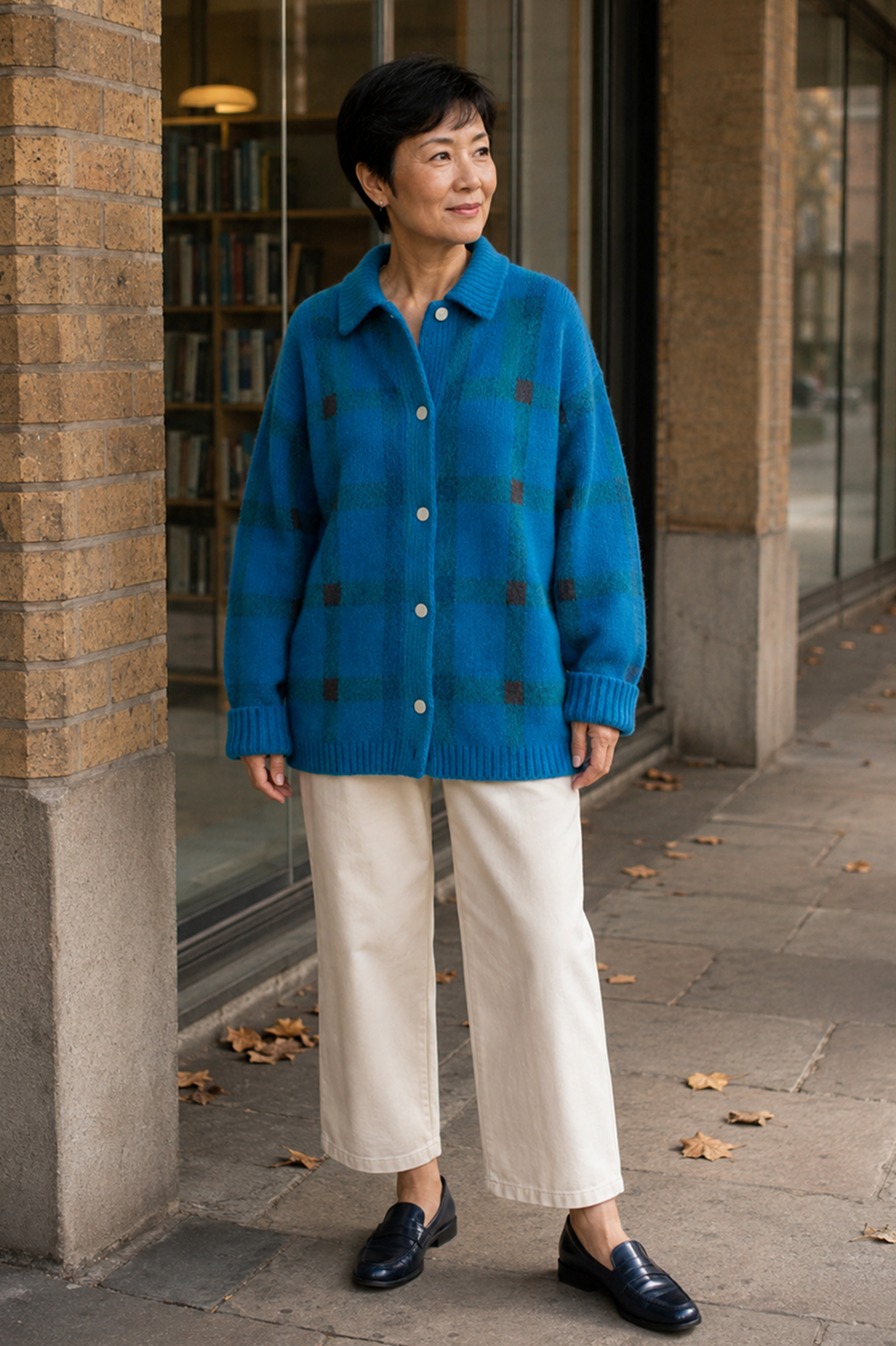 Camille Plaid Cardigan