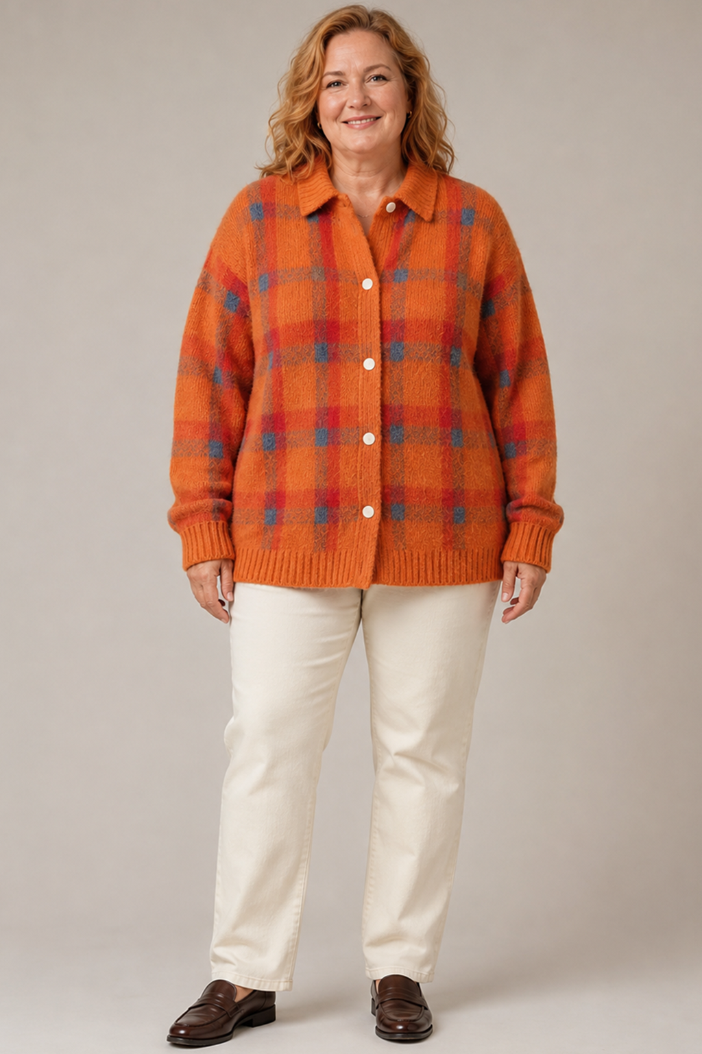 Camille Plaid Cardigan