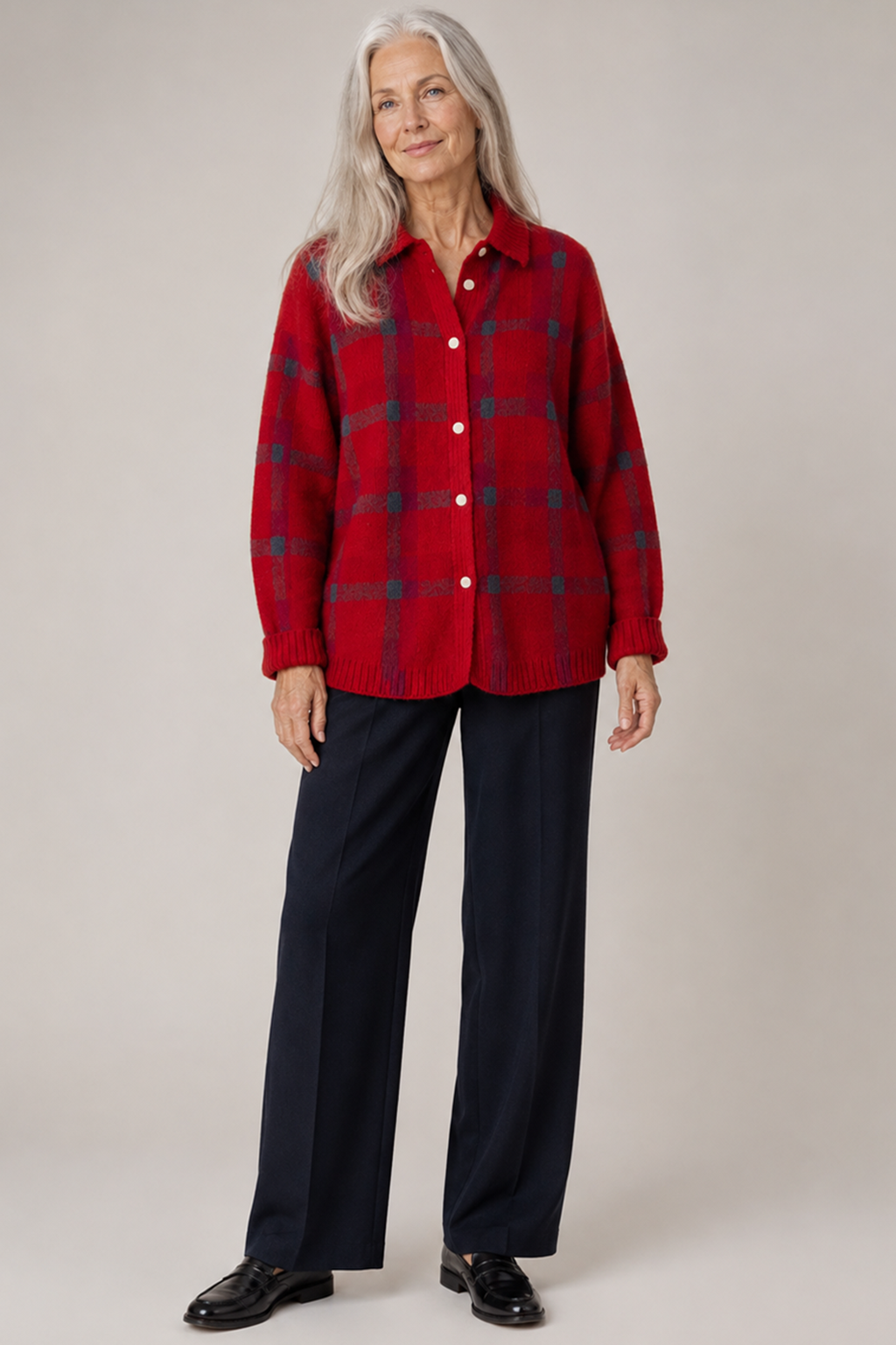 Camille Plaid Cardigan