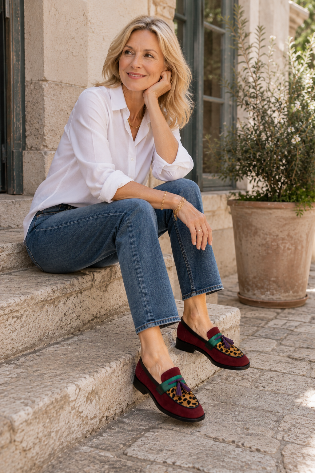 Tessa Multicolor Chic Loafers
