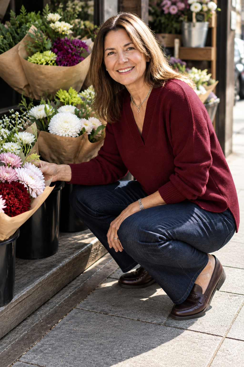 Vivelle V Neck Jumper