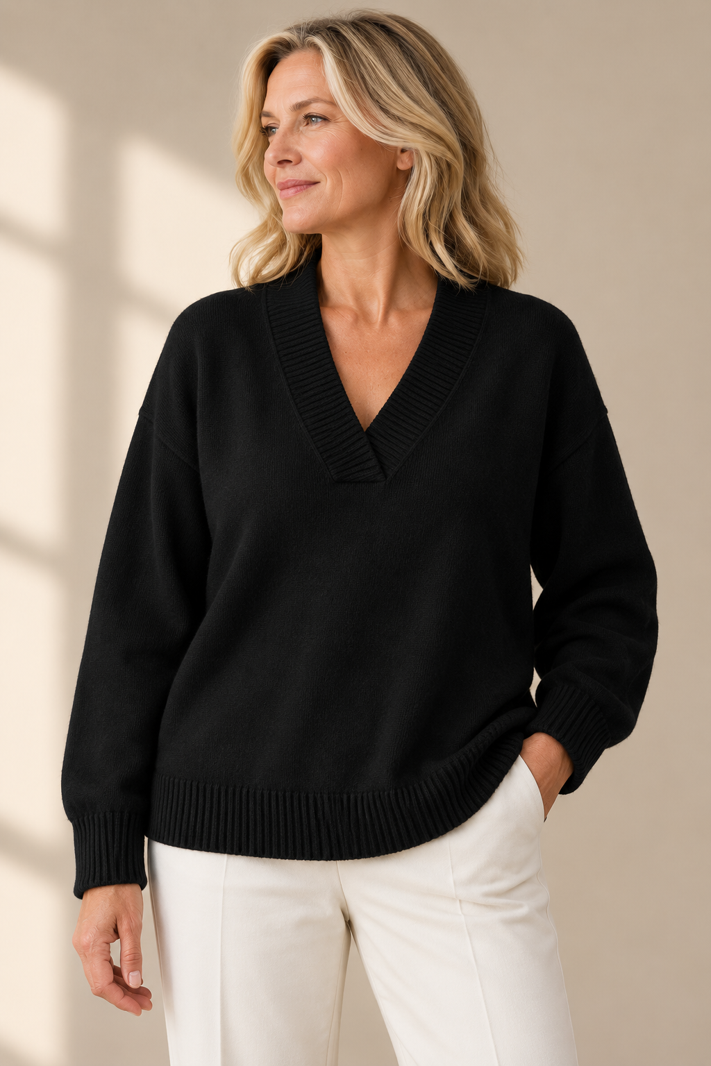 Vivelle V Neck Jumper