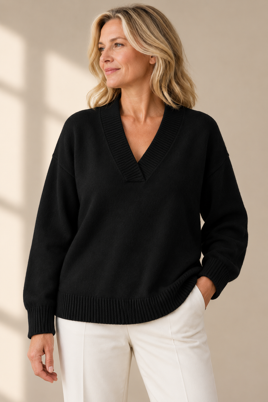 Vivelle V Neck Jumper