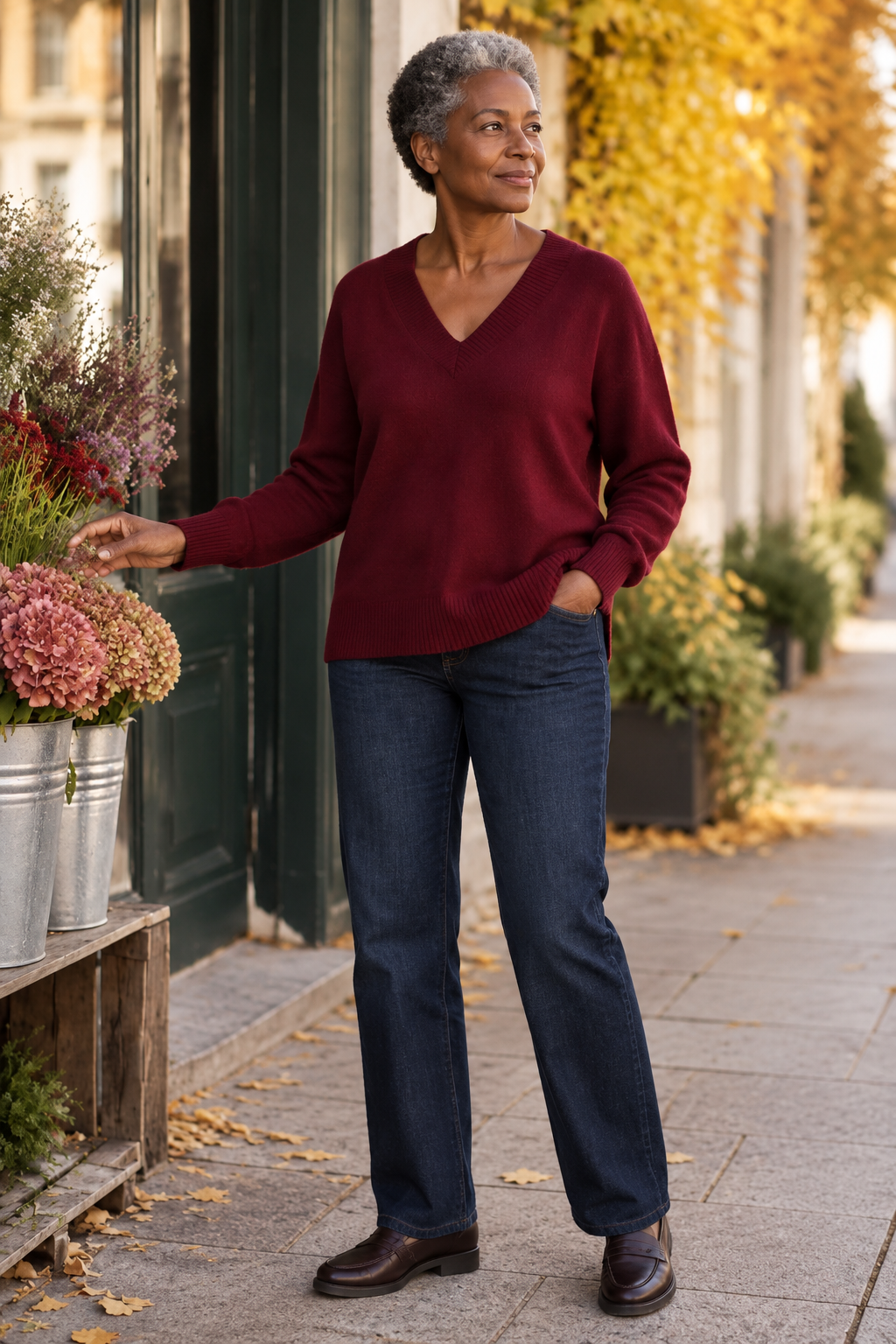 Vivelle V Neck Jumper