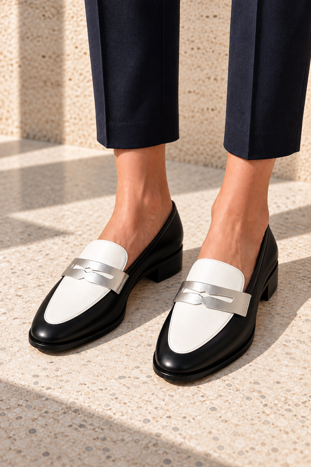 Iris Elegant Black Loafers