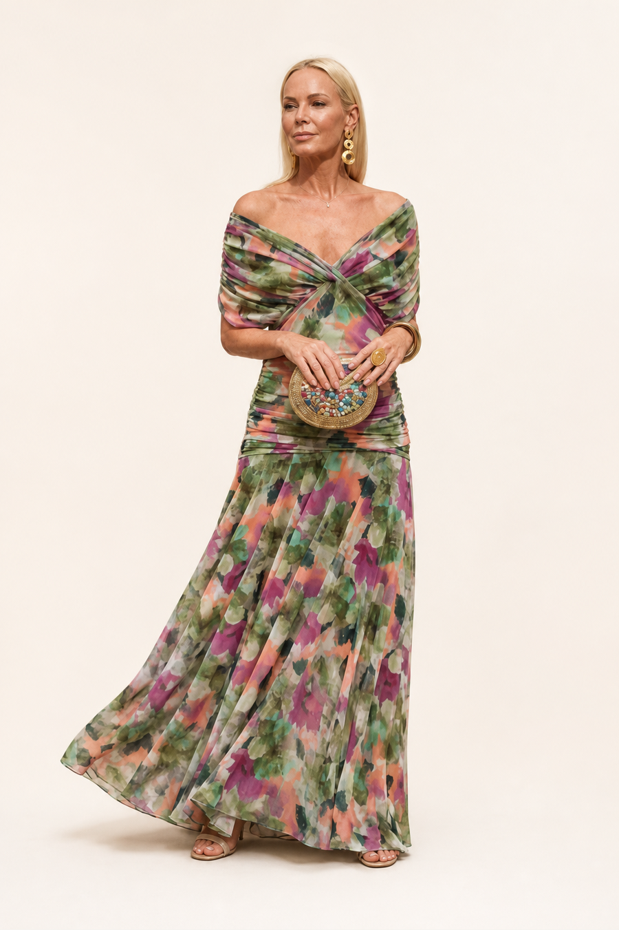 Cristy Elegant Floral Dress