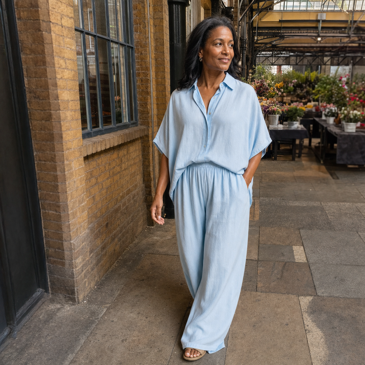 Delphine Summer Pants Set