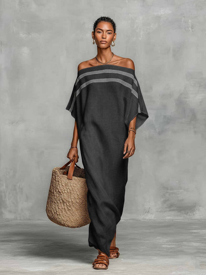 Santorini Resort Maxi Dress