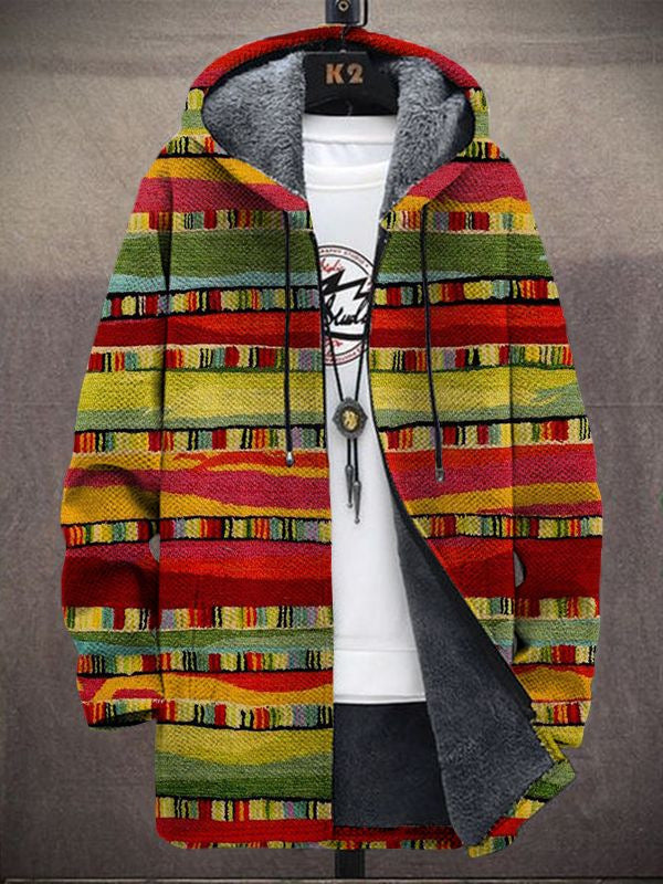 Iluka Serape Horizon Cardigan with Hoodie