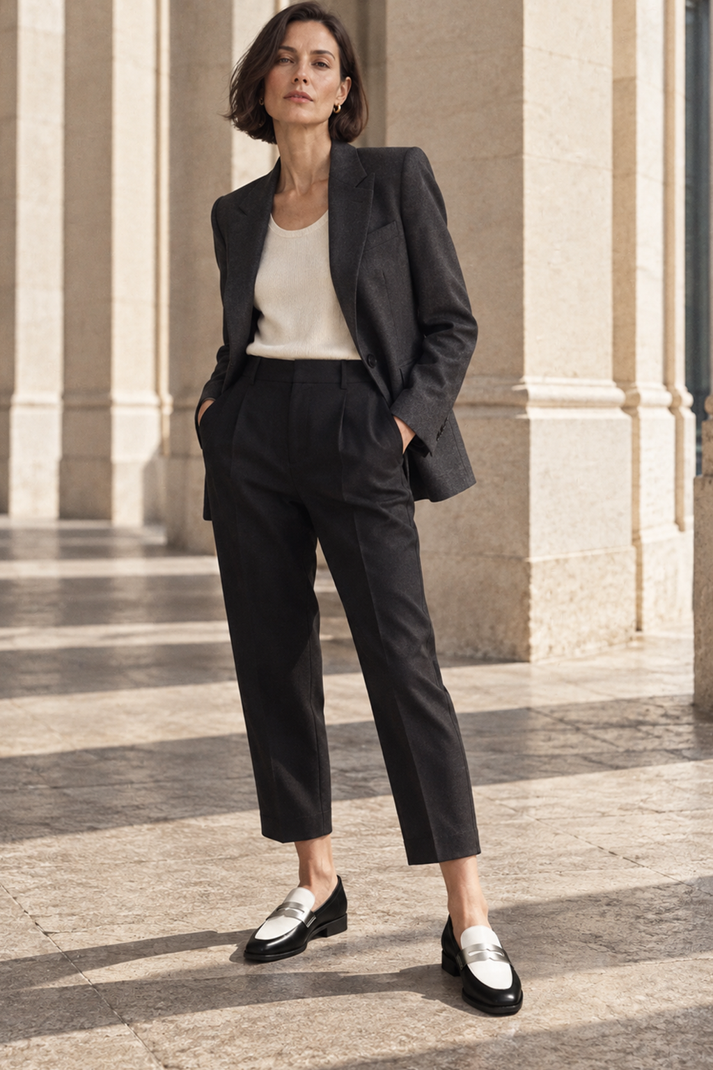 Iris Elegant Black Loafers