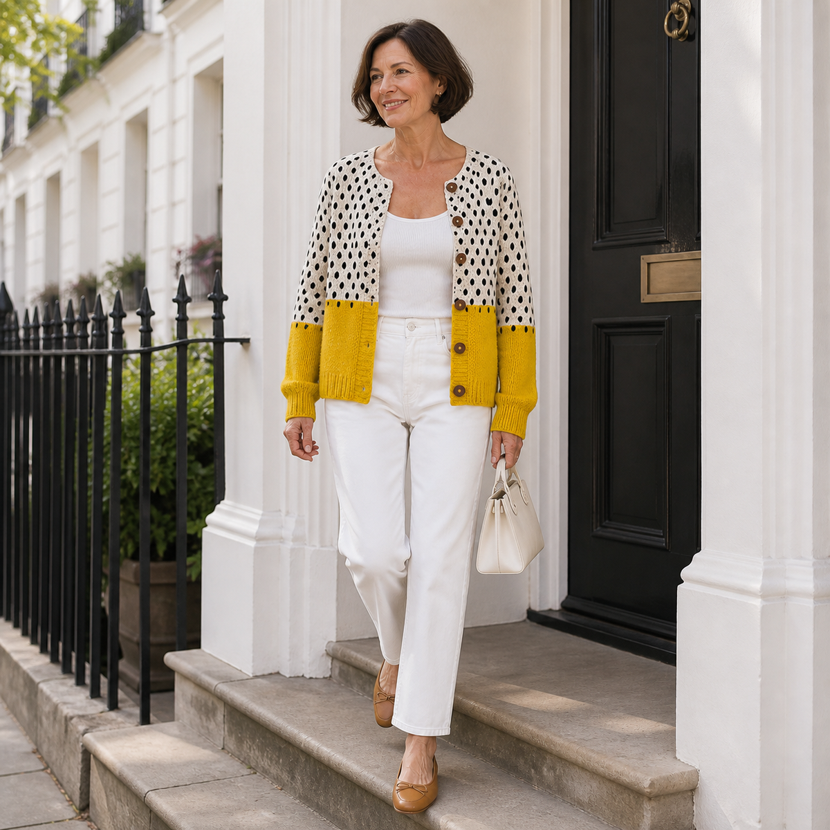 Junella Vintage Knit Cardigan