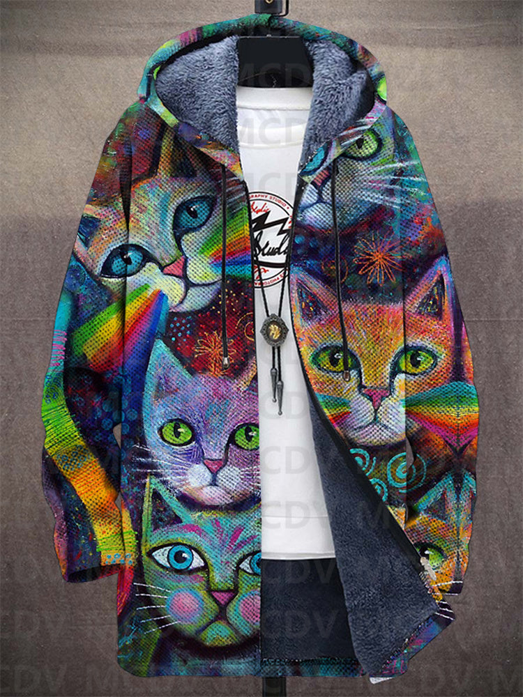 Kalanos Luxurious Cosmic Cat Cardigan