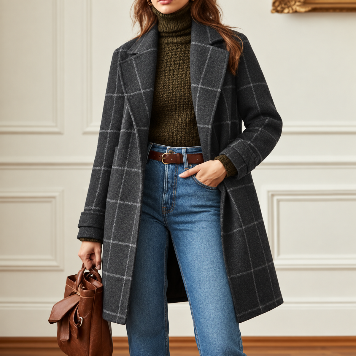 Kensington Check Coat
