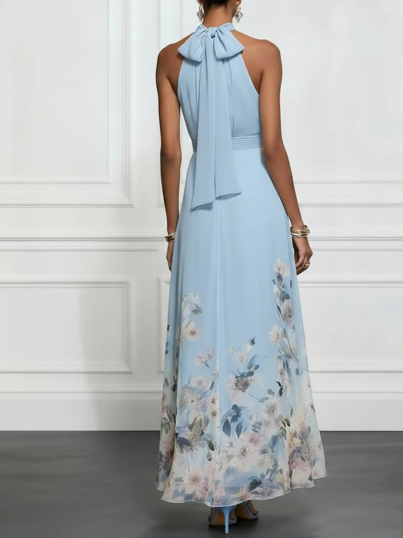 Kezia Halter Neck Maxi Dress