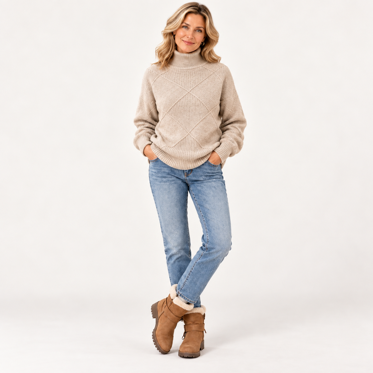 Linda Elegant Turtleneck Sweater