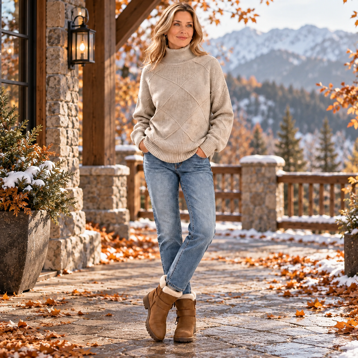 Linda Elegant Turtleneck Sweater