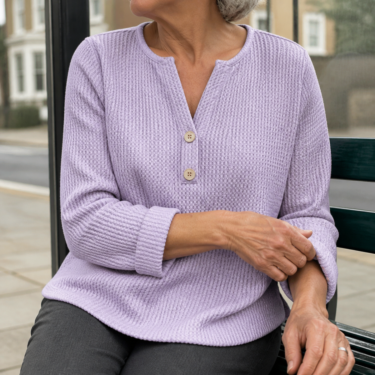 Lucinda Henley Button Top