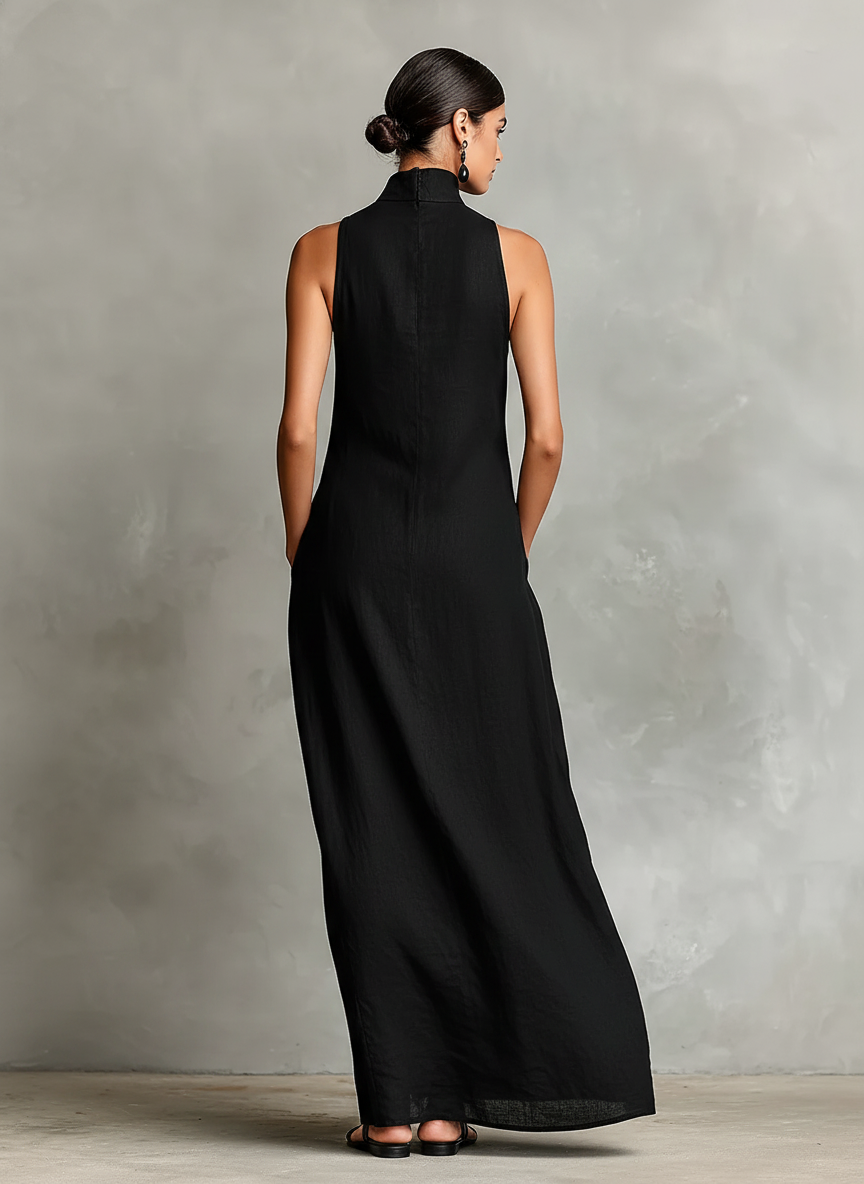 Maxi Dress with Side Pockets