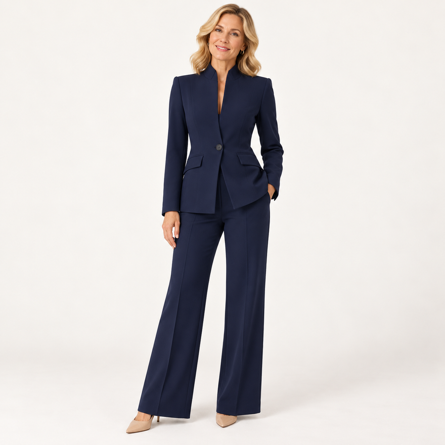 Martine Sculpted Two-Piece Suit