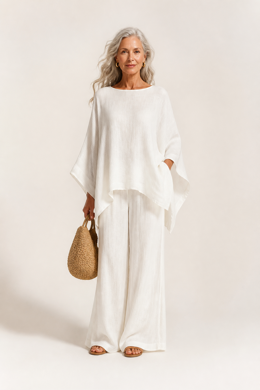 Flowy Top And Pants Set