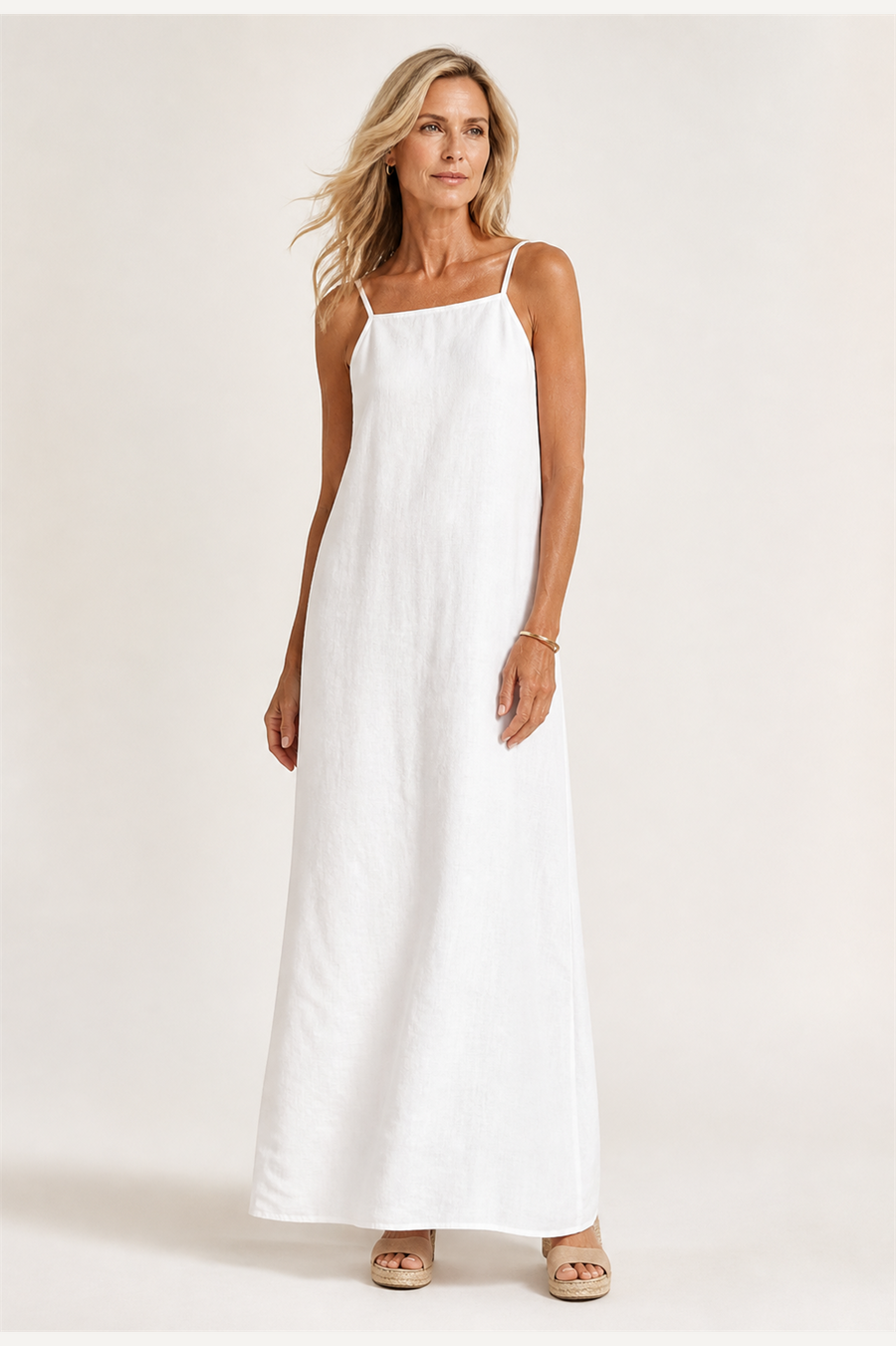 Minimalist Straps Maxi Dress