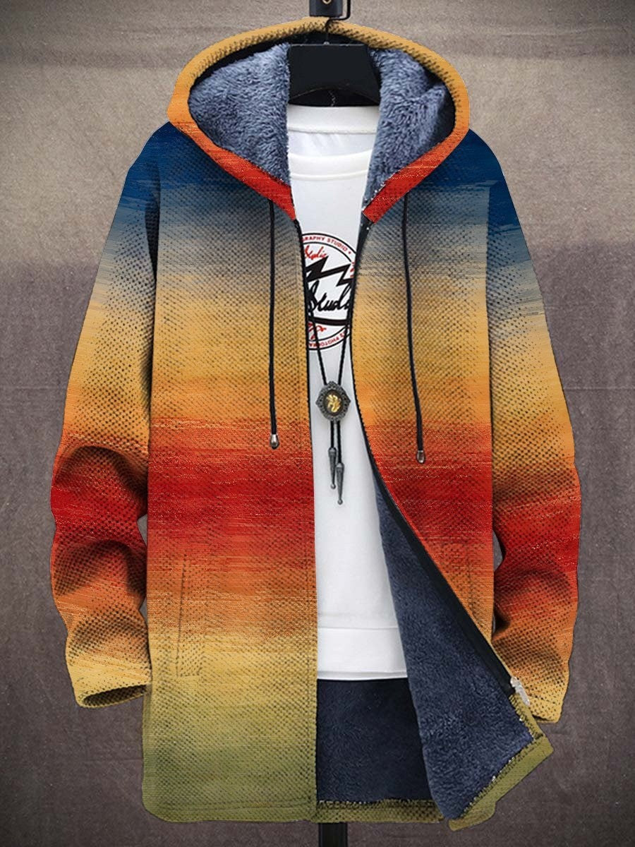 Noora Sunset Gradient Artistic Cardigan