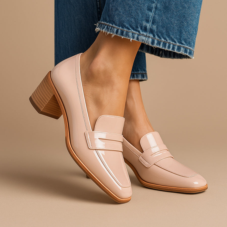 Adeline Shiny Statement Loafers