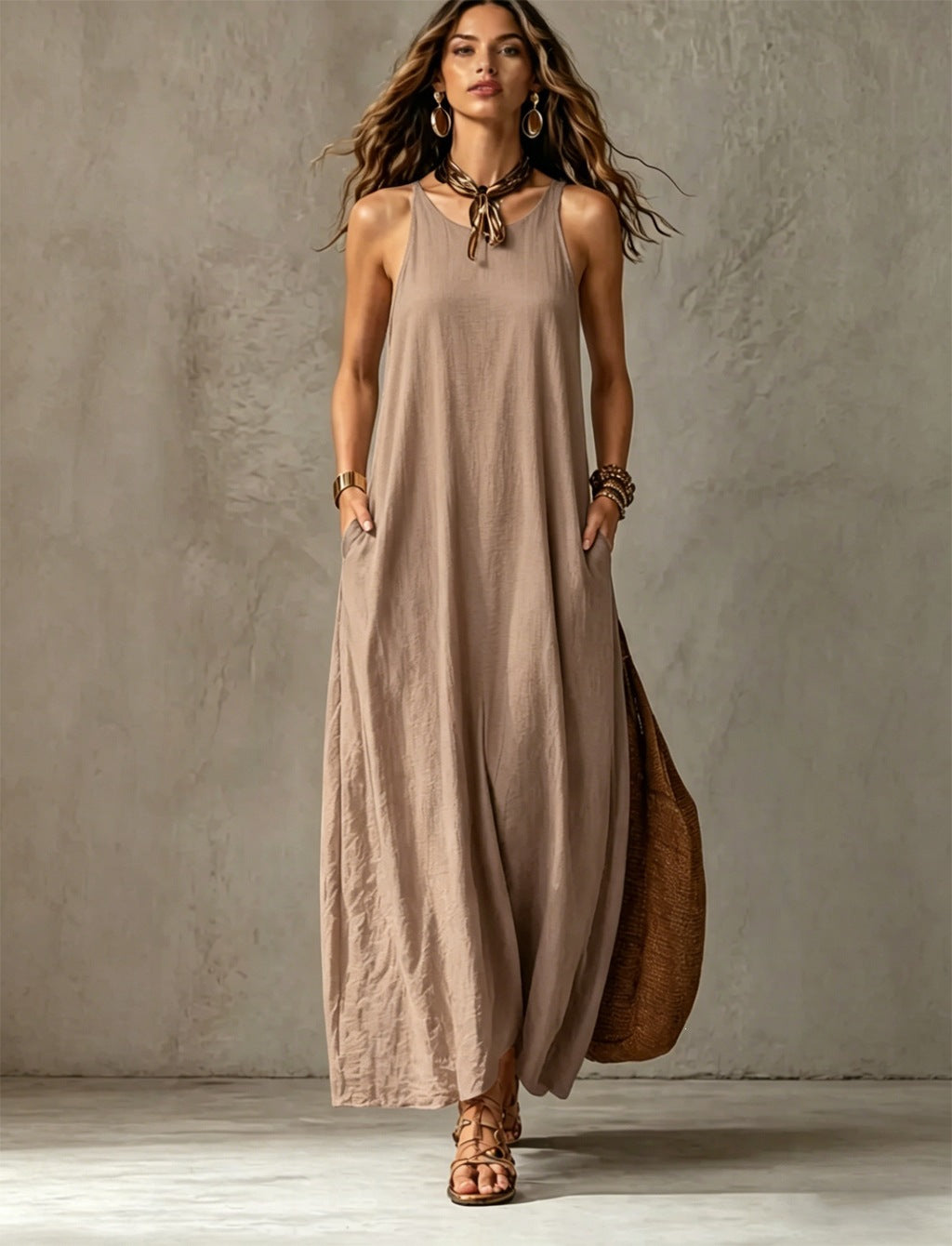 Resort Loose Fit Maxi Dress