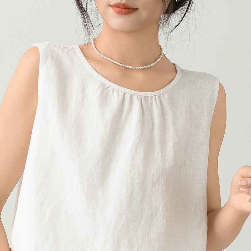 Natural Fiber Top and Pants Set