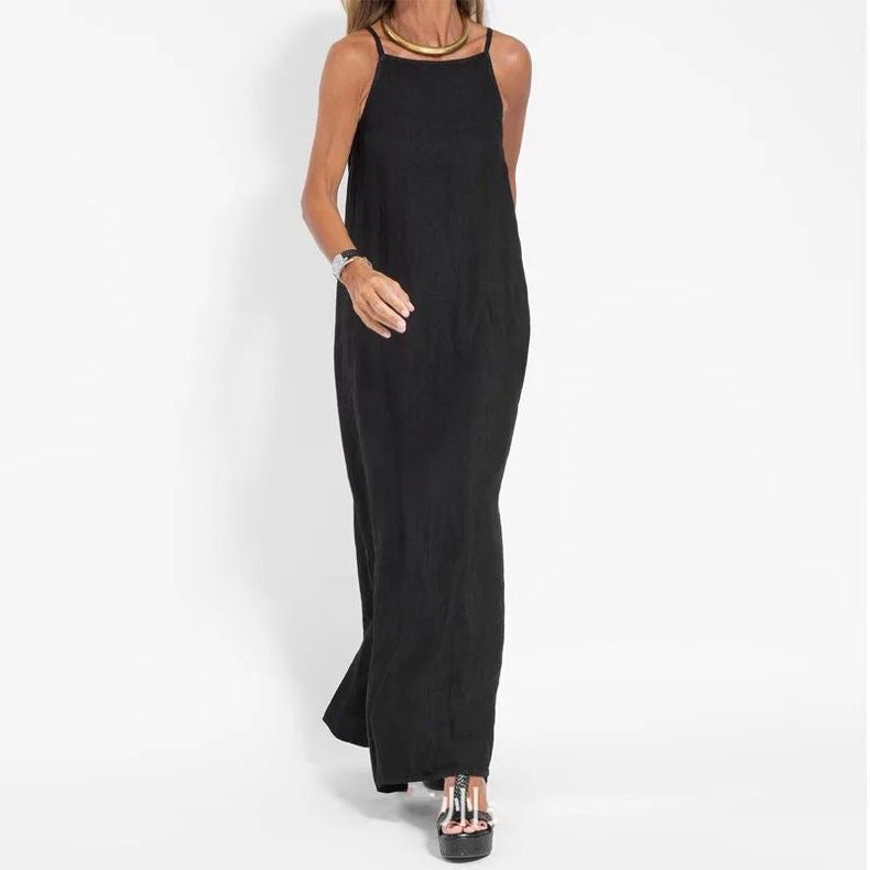 Minimalist Straps Maxi Dress