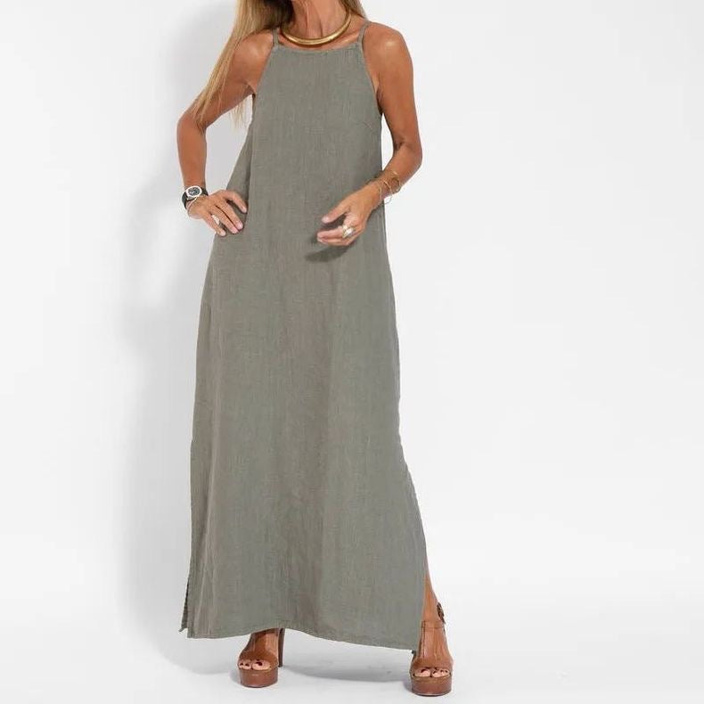 Minimalist Straps Maxi Dress