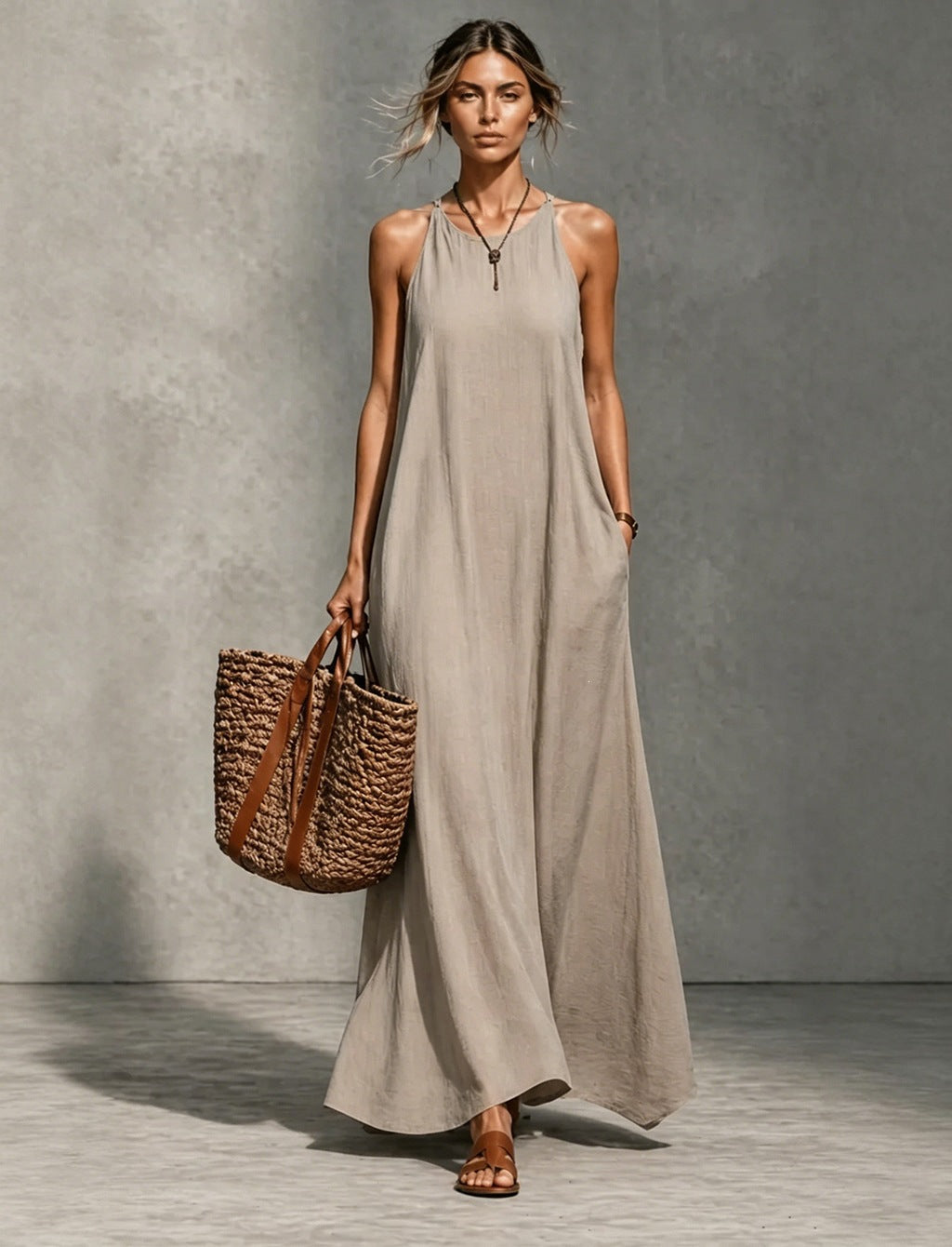 Resort Loose Fit Maxi Dress