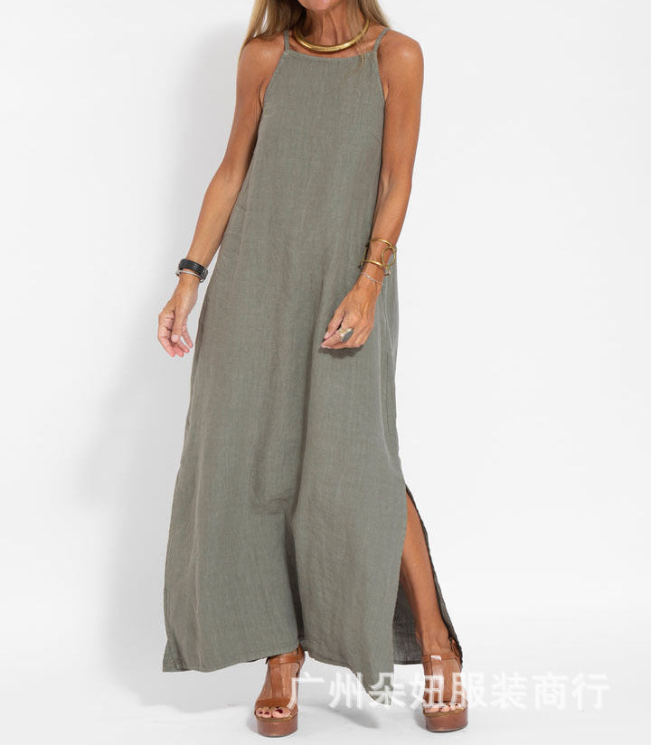 Minimalist Straps Maxi Dress